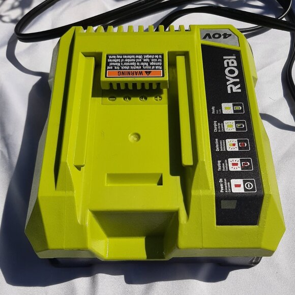 GENUINE OEM  RYOBI  OP401 Lithium-ion 40 Volt  Battery Charger - Picture 5 of 5